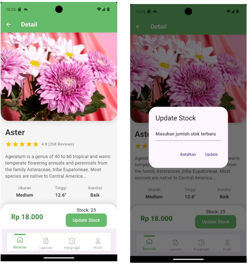 Mobile App - Manajemen Toko Bunga - Gambar 3